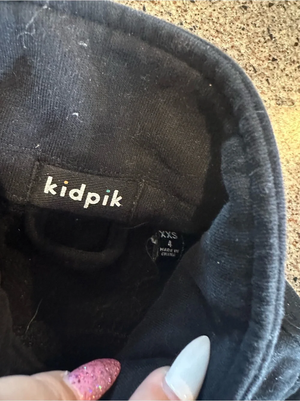 kidpik Girls' Black Moto-Style Jacket